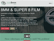 Tablet Screenshot of just8mm.com